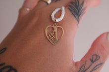Load image into Gallery viewer, VINTAGE 14K #1 HEART CHARM
